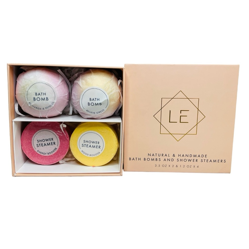 Luxe England Handmade Bath Bomb & Shower Steamer Gift Set